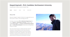 Desktop Screenshot of deepakgopinathmusic.com